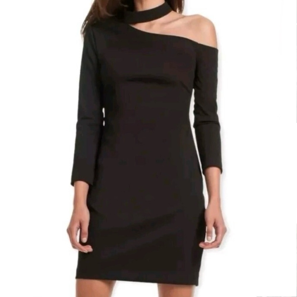 Trina Turk Gigi One Shoulder Choker Dress